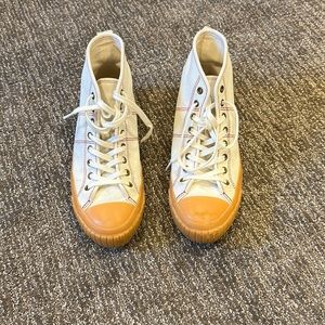 Jcrew white high tops size 7